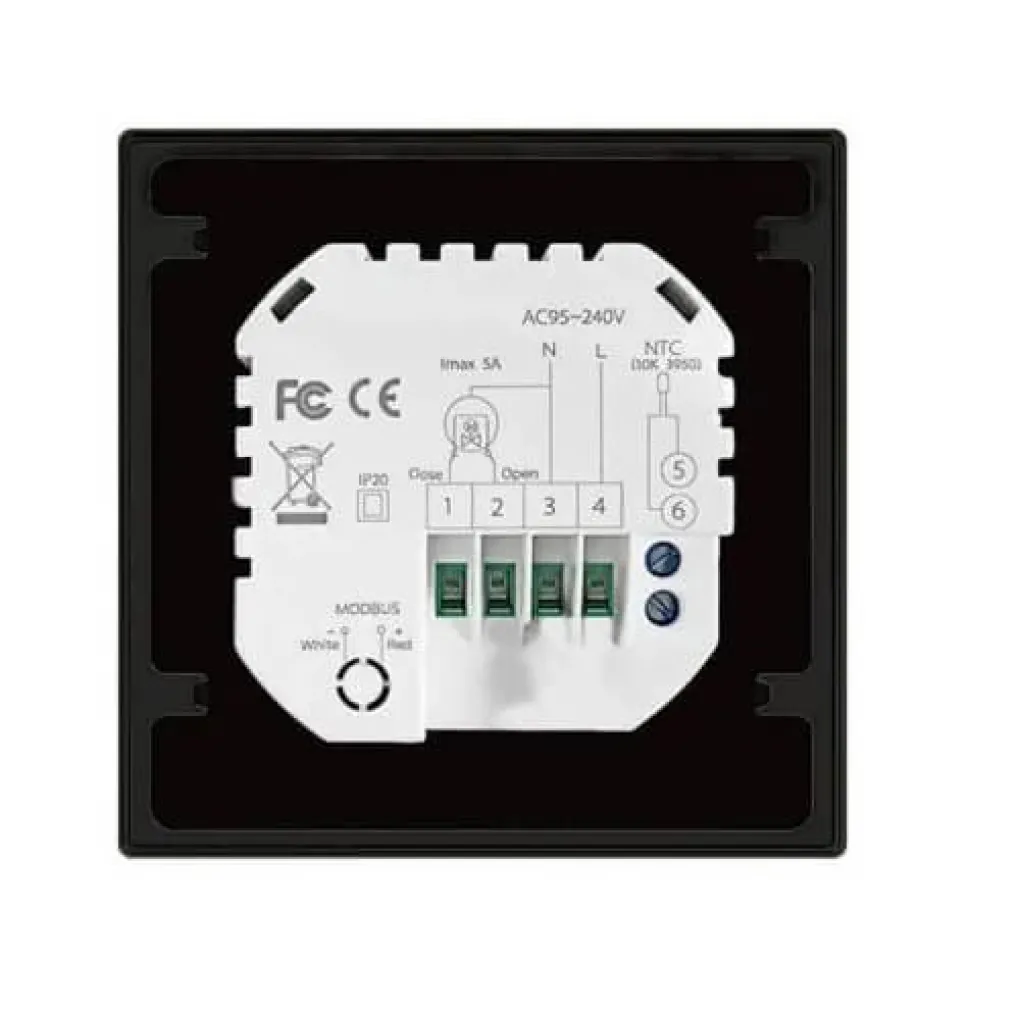 Терморегулятор Heat Plus BHT-300-B WI-FI сенсорный 16А черный (BHT300BWF)- Фото 4